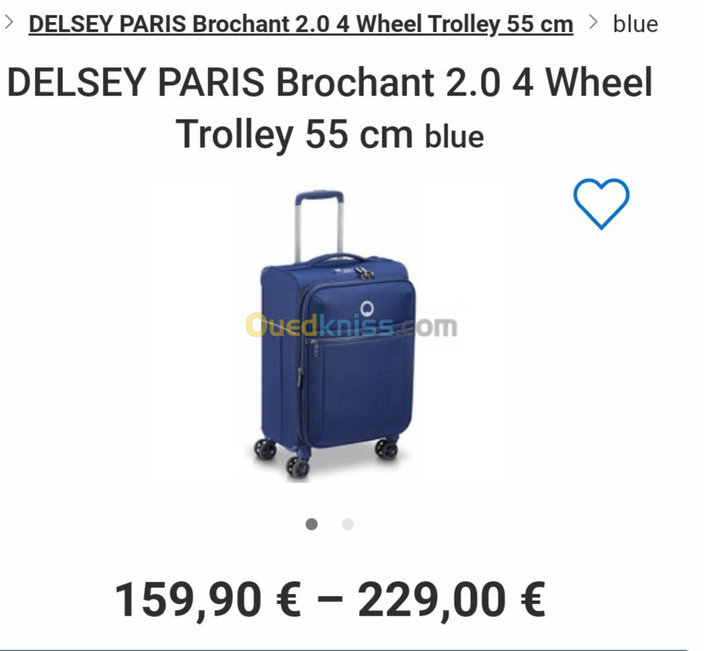 Valise delsey paris