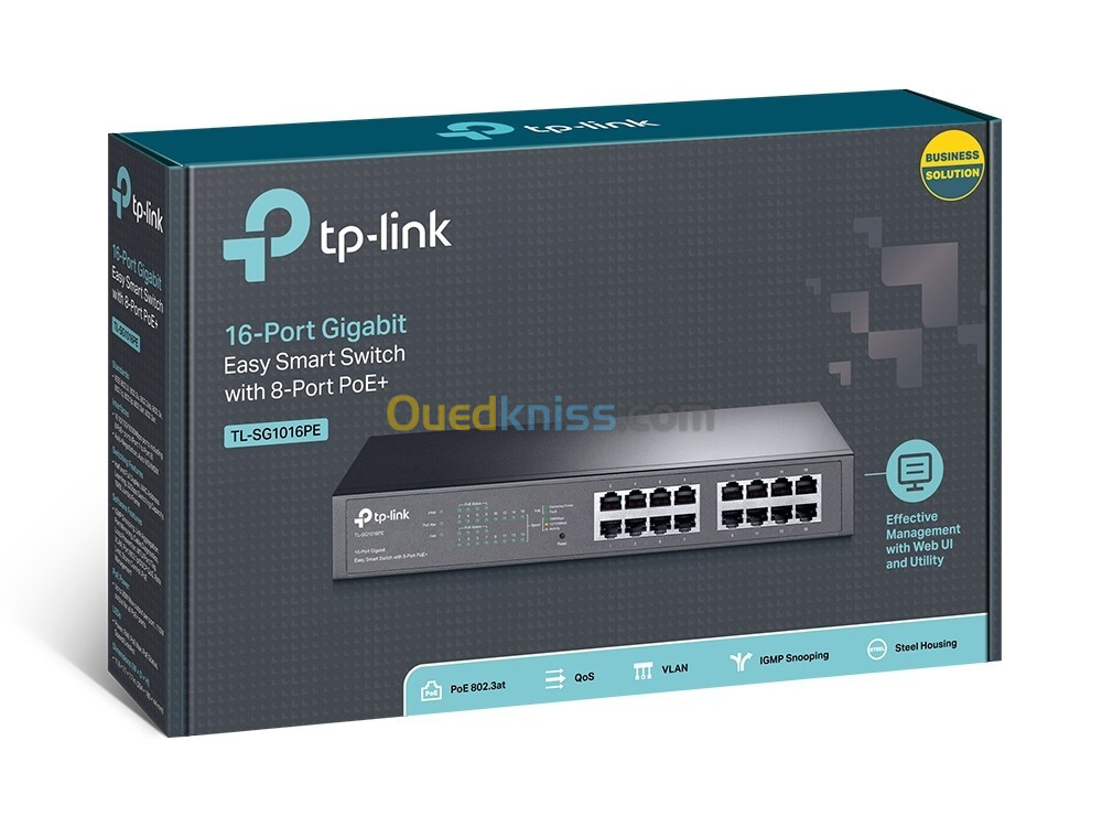 SWITCH TPLINK TL-SG1016PE 16P G 8 P POE+