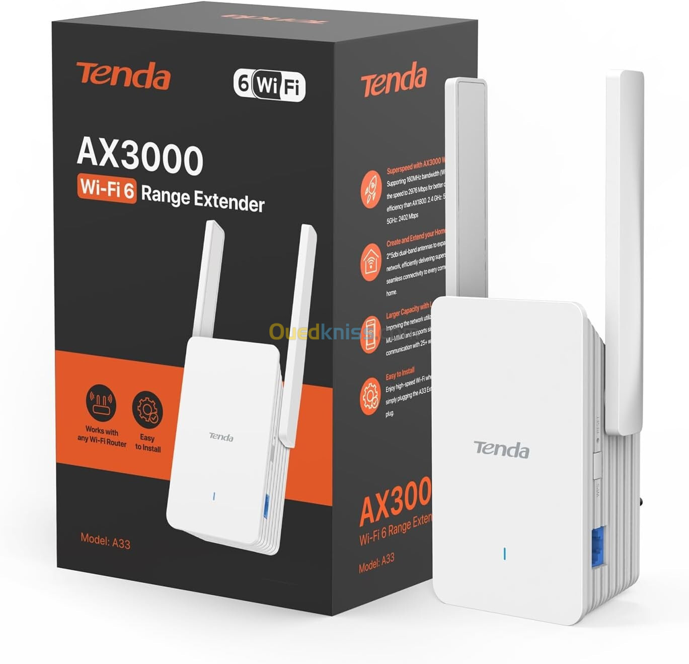 MODEM TENDA AC 2100 DUL BAND RANGE EXTENDER WIFI A 21