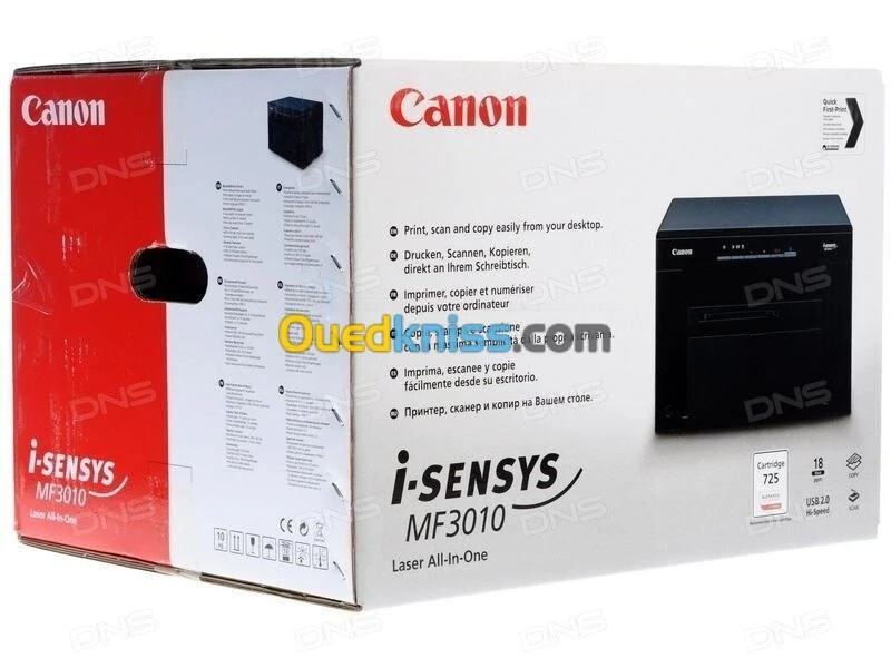 Imprimante Multifonction Laser Canon i-SENSYS MF3010