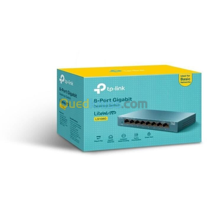 SWITCH RESEAU 8 PORT 100MBPS FTP S508 8C