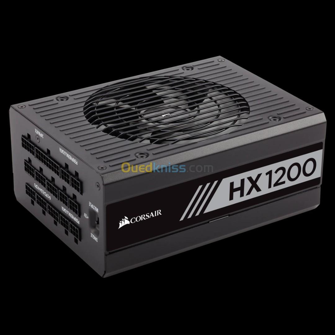 Alimentation Corsair HX1200 80PLUS Platinum Modulaire Semi-Passive 1200W