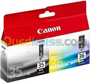 CANON CARTOUCHE PACK NOIR & COULEUR ORIGINAL PIXMA PGI-35 NOIR / CLI-36 COULEUR