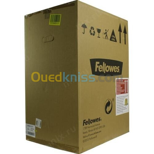 FELLOWES DESTRUCTEUR DOCUMENTS AUTOMAX 350C P-4 - 68 Litres - COUPE CROISÉE - AGRAFES - TROMBONESES