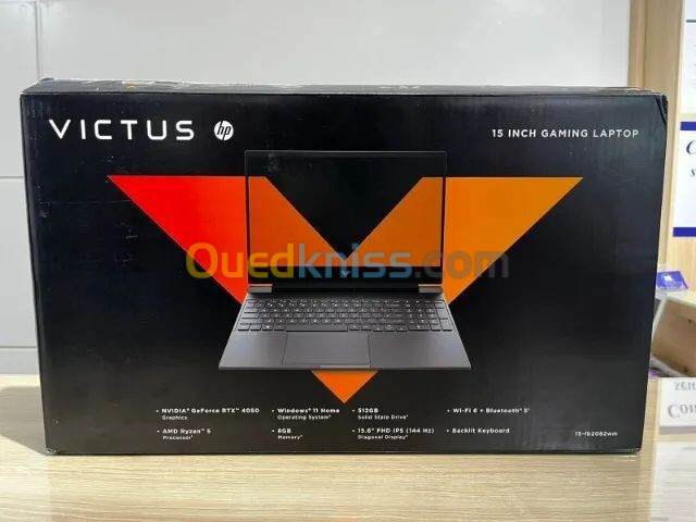 HP VICTUS 15-FB2082WM GAMING LAPTOP - RYZEN 5 8645HS - 8GB - 512GB SSD - 15.6" FHD - RTX 4050 6GB