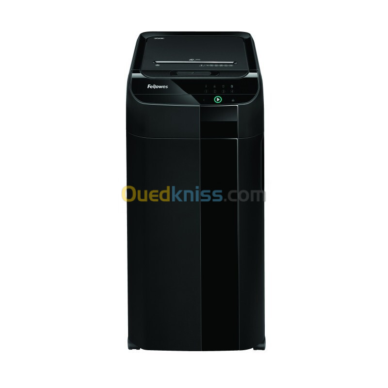 FELLOWES DESTRUCTEUR DOCUMENTS AUTOMAX 350C P-4 - 68 Litres - COUPE CROISÉE - AGRAFES - TROMBONESES