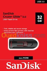 SanDisk Cruzer Glide 32GB 3.0 USB Flash Drive