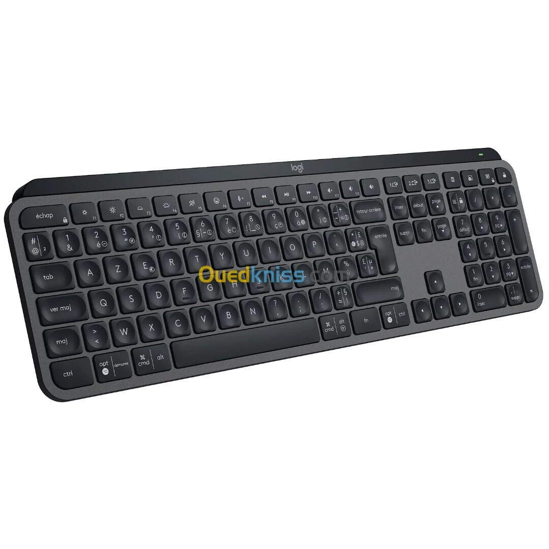 LOGITECH MX KEYS S - CLAVIER SANS FIL - RÉTRO-ÉCLAIRAGE - LOGITECH FLOW - WINDOWS ET MACOS - AZERTY