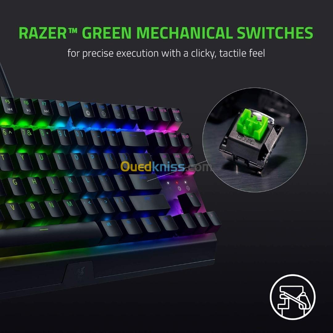 RAZER BLACKWIDOW V3 TKL - Clavier Gaming - Mécaniques Compact Avec Interrupteurs - RGB