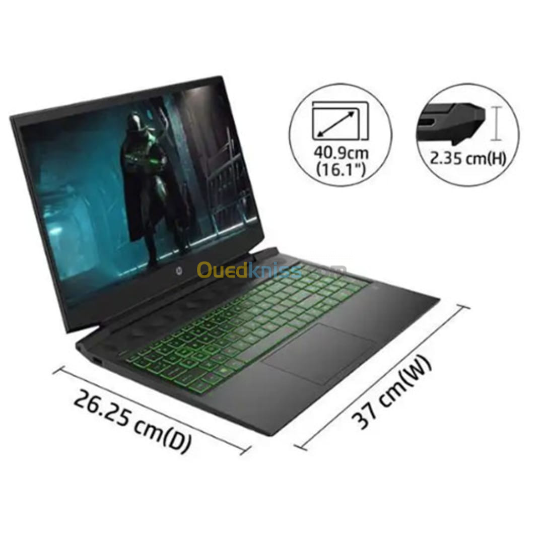 HP Pavilion Gaming 15 Dk2099ne I7-11370H - Ram 8 Go - 512 Go SSD - 15,6" Full HD - NVIDIA RTX 3050