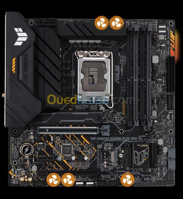 ASUS TUF GAMING B660-PLUS WIFI D4 - ATX Socket 1700 Intel - USB 3.2 - PCI-Express 4.0 16x