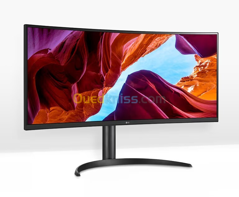 ECRAN LG 34WQ75C - ULTRAWIDE - 34" WQHD 2K - CURVED - IPS - 5MS - USB-C -AJUSTABLE -HAUT-PARLEURS