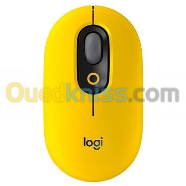 Logitech POP Mouse Souris Sans Fil - Ambidextre - Capteur Optique 4000 Dpi - 4 Boutons - Silencieuse