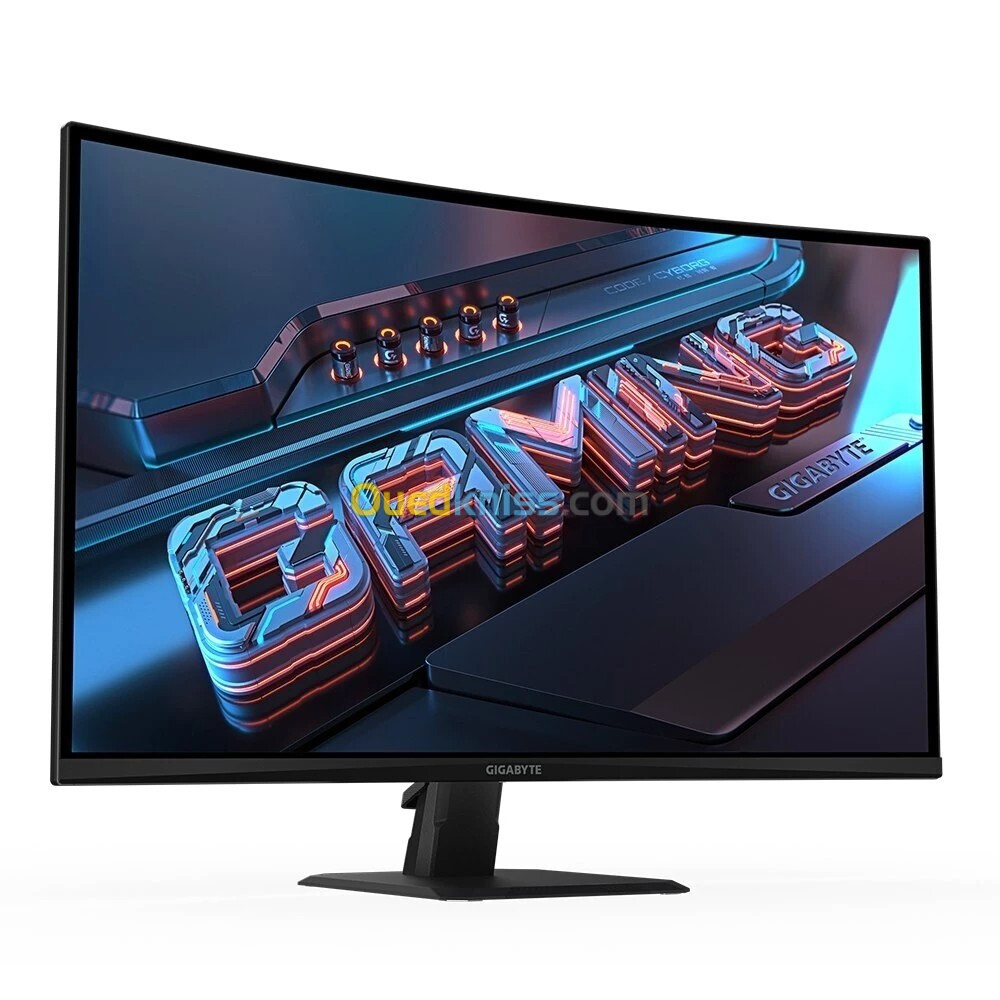 GIGABYTE GS32QC - GAMING MONITEUR - 32" CUREVED QHD - 165Hz - 1ms - HDR - HDMI 2.0 - NOIR