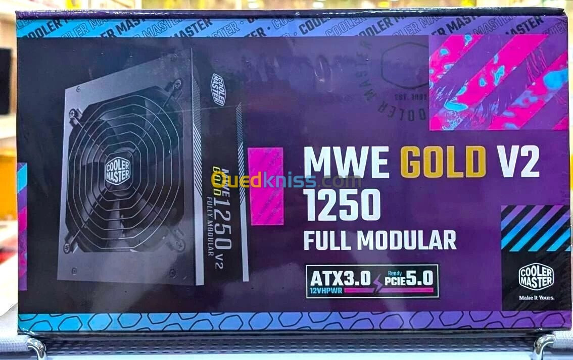 COOLER MASTER MWE GOLD 1250W V2 - ALIMENTATION 80 PLUS GOLD - MODULAIRE - STCM - ATX 3.0 - PCI-E 5.0