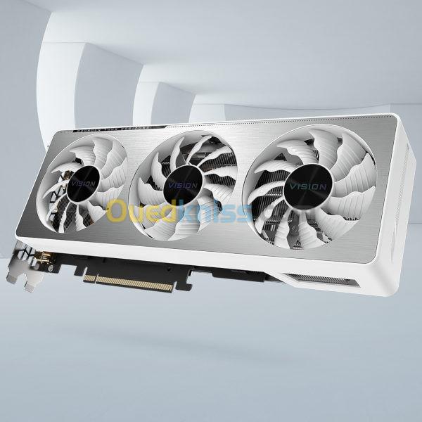 Gigabyte GeForce RTX 3060 VISION OC 12G - LHR - GDDR6 - Dual HDMI/Dual DisplayPort - PCI Express