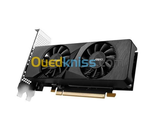 MSI GeForce RTX 3050 LP 6G OC Low Profile - 8K Ultra HD - 14000 MHz - PCI Express 8x - Nvidia G-Sync