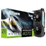 ZOTAC GAMING GEFORCE RTX 4070 TWIN EDGE 4K - 12 GO GDDR6X - DLSS3 - ICE STORM - 192-BIT - 750W