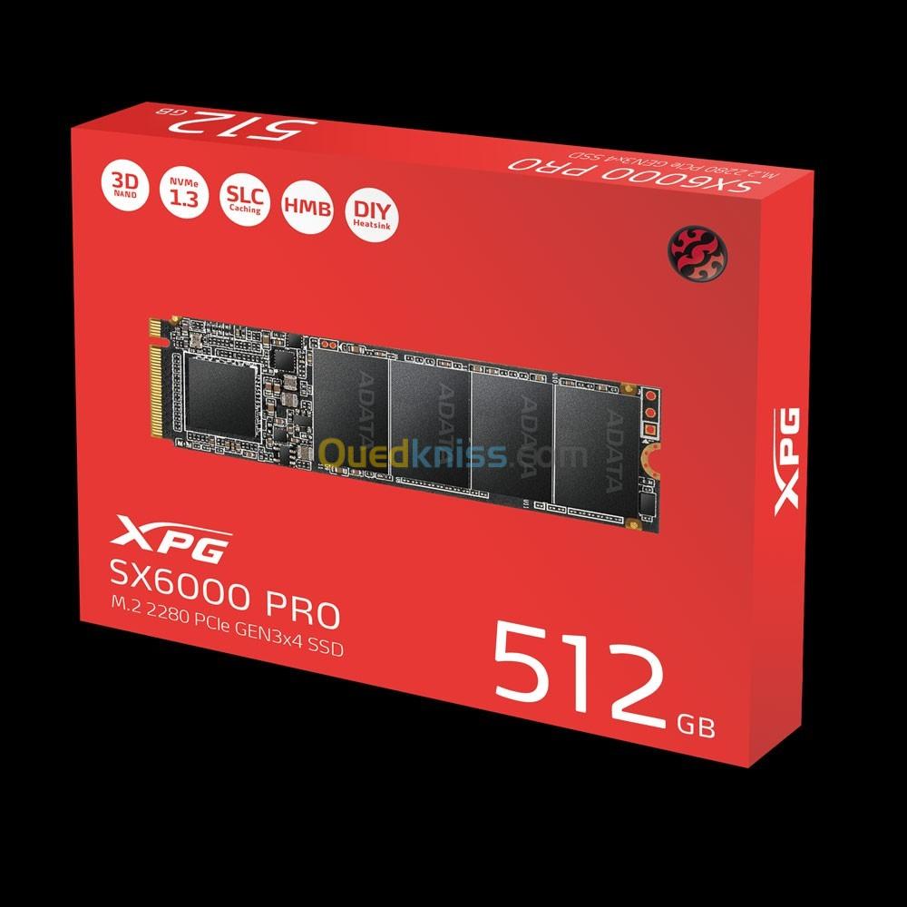 Adata XPG SX6000 Pro SSD M.2 2280 PCIe Gen3x4 512 GB