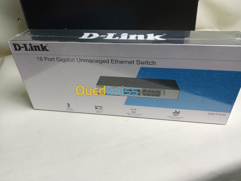 D-Link DGS-F1016 Switch Gigabit Ethernet 16-Port 10/100/1000 Mbps