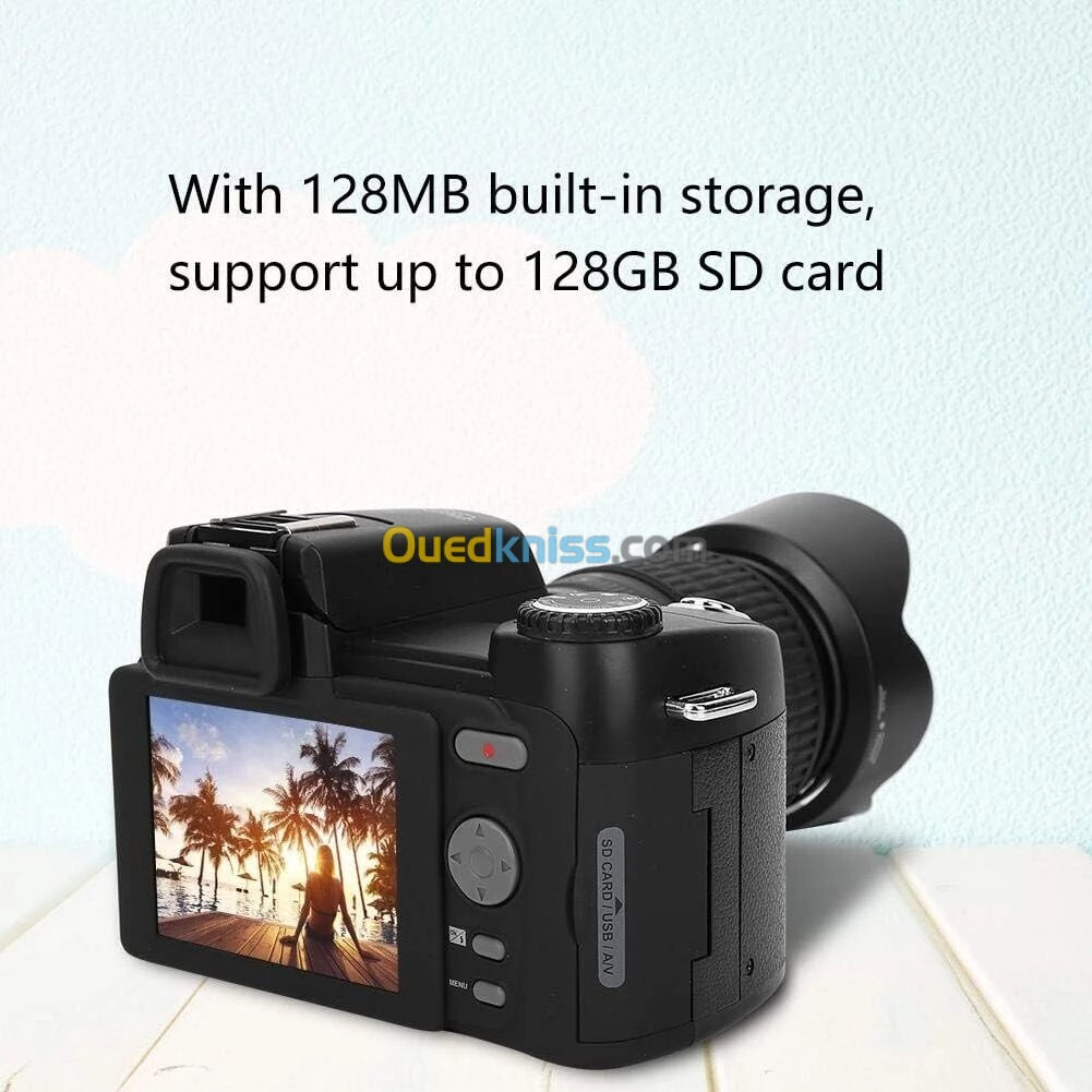 POLO D7200 APPAREIL PHOTO NUMÉRIQUE FHD - 33 MPXL - LCD TFT - TÉLÉOBJECTIF 24X - LUMIÈRE LED -900MAH