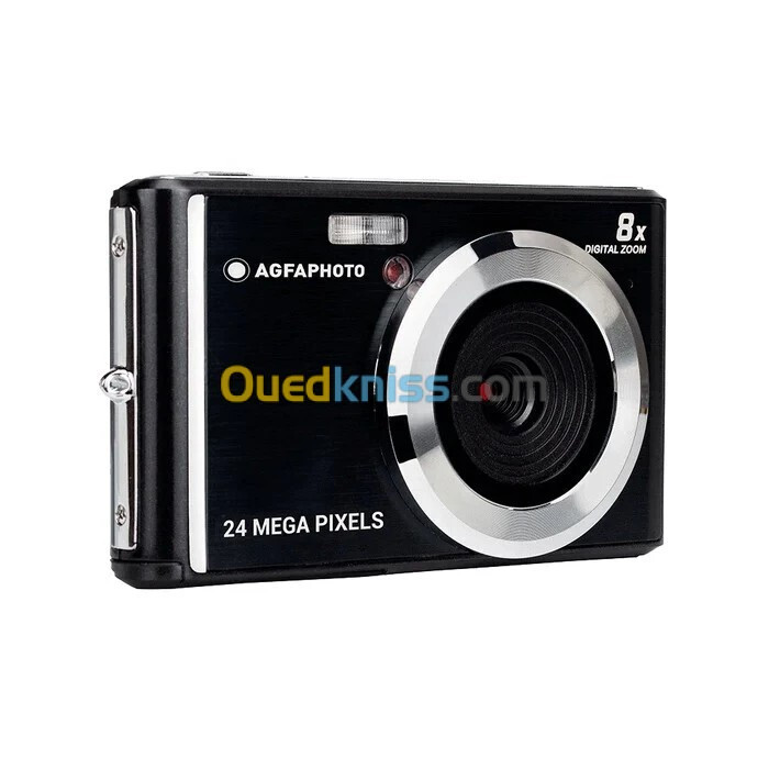 AGFA PHOTO REALISHOT DC5500 - APPAREIL PHOTO NUMÉRIQUE - 24 MP - 2.4'' LCD - ZOOM DIGITAL 8X - NOIR