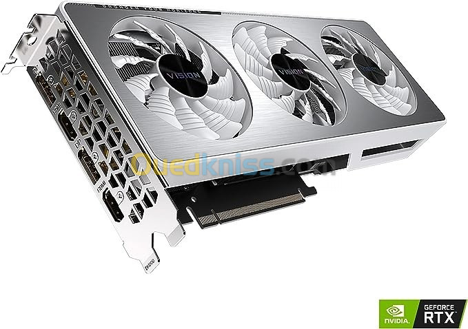 Gigabyte GeForce RTX 3060 VISION OC 12G - LHR - GDDR6 - Dual HDMI/Dual DisplayPort - PCI Express -