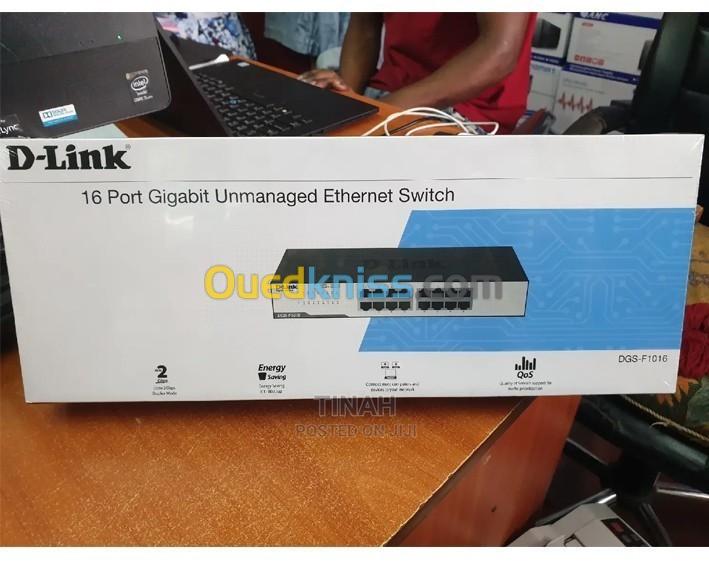 D-Link DGS-F1016 Switch Gigabit Ethernet 16-Port 10/100/1000 Mbps