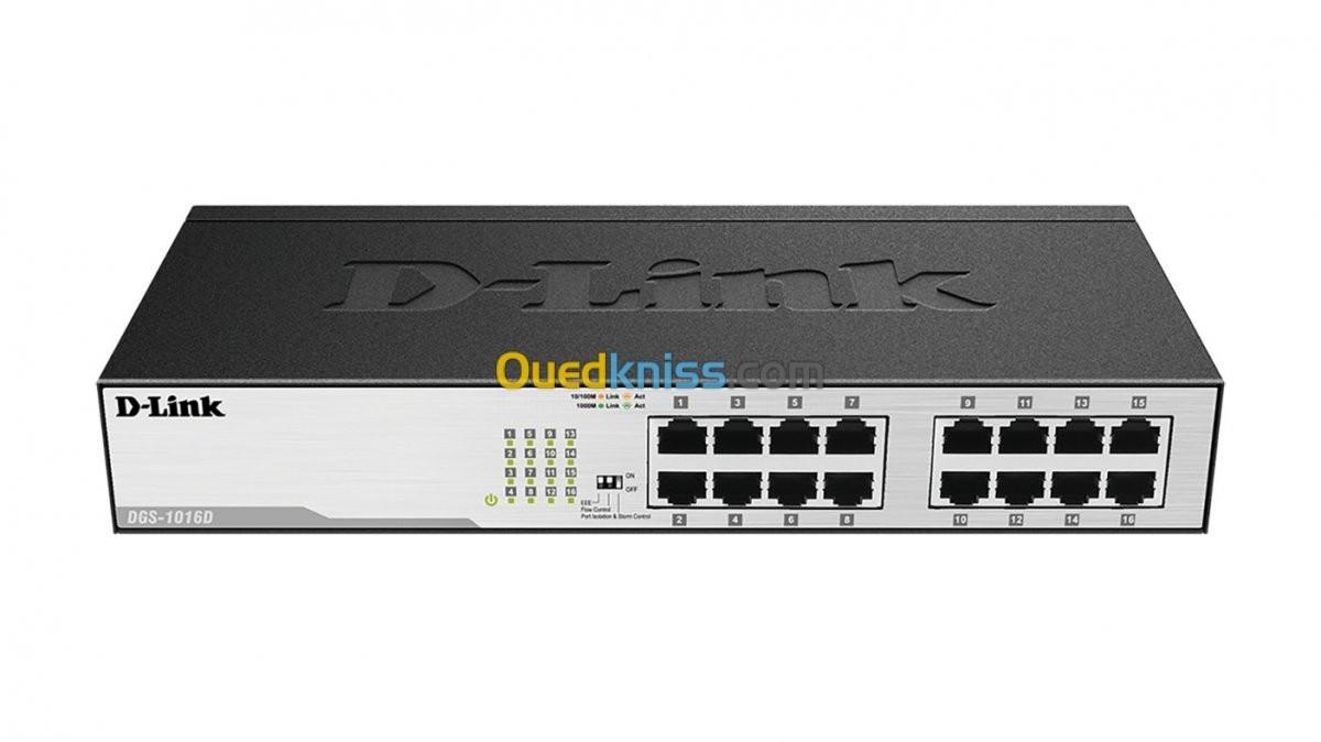 D-Link Switch 16port Gigabit DGS-1016s