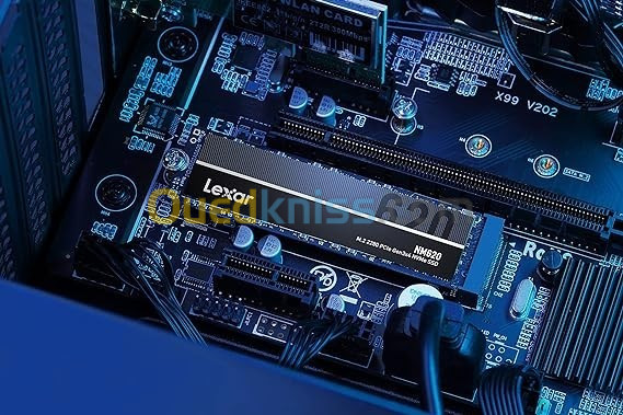 Lexar NM620 SSD 2To - Disque Interne - M.2 2280 PCIe Gen3x4 NVMe Jusqu'à 3500 Mo/S