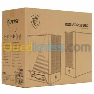 MSI MAG FORGE 112R - BOÎTIER MOYEN TOUR - ARGB FAN - ATX/EPS - MINI ITX - VERRE TREMPÉ - NOIR