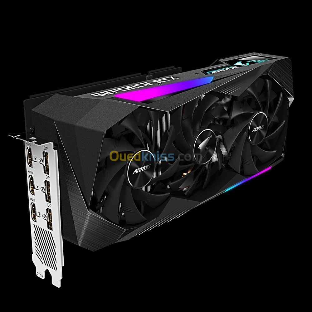 Gigabyte AORUS GeForce RTX 3070 MASTER 8G - LHR - GDDR6 - Tri HDMI/Tri DisplayPort - PCI Express