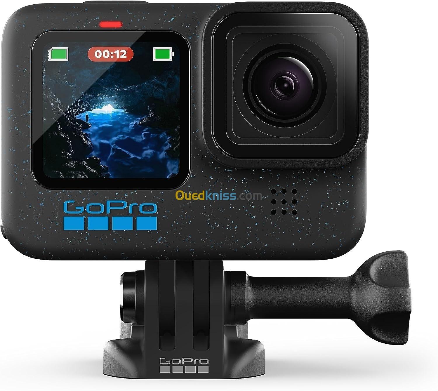 GOPRO HERO 12 BLACK Caméra D'action Étanche Avec Vidéo Ultra HD 5,3K60- Photos 27MP