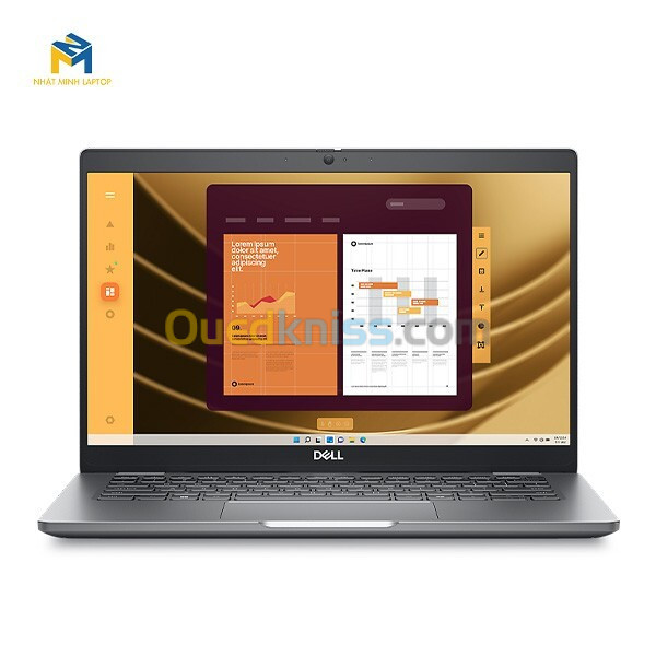 DELL LATITUDE 5450 - ULTRA 5 135U VPro - 16GO - 256GB - 14" FHD - FINGERPRINT - AZERTY RÉTROÉCLAIRÉ