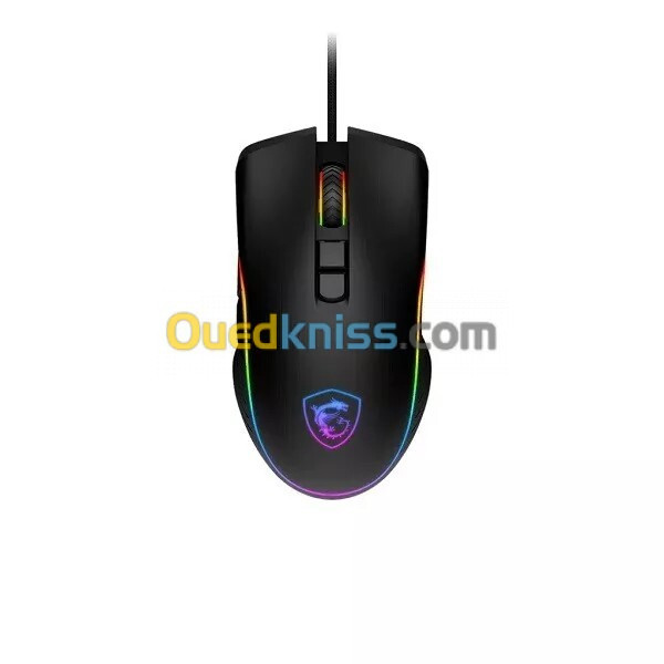 MSI FORGE GM300 - SOURIS GAMING RGB - CAPTEUR OPTIQUE - BLACK - 7200 DPI - FILAIRE