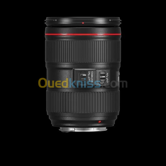 CANON OBJECTIF EF 24-105mm - F/4L IS II USM - APS-C - 3 VITESSES - FOCALE AJUSTABLE - MÉTAL - NOIR