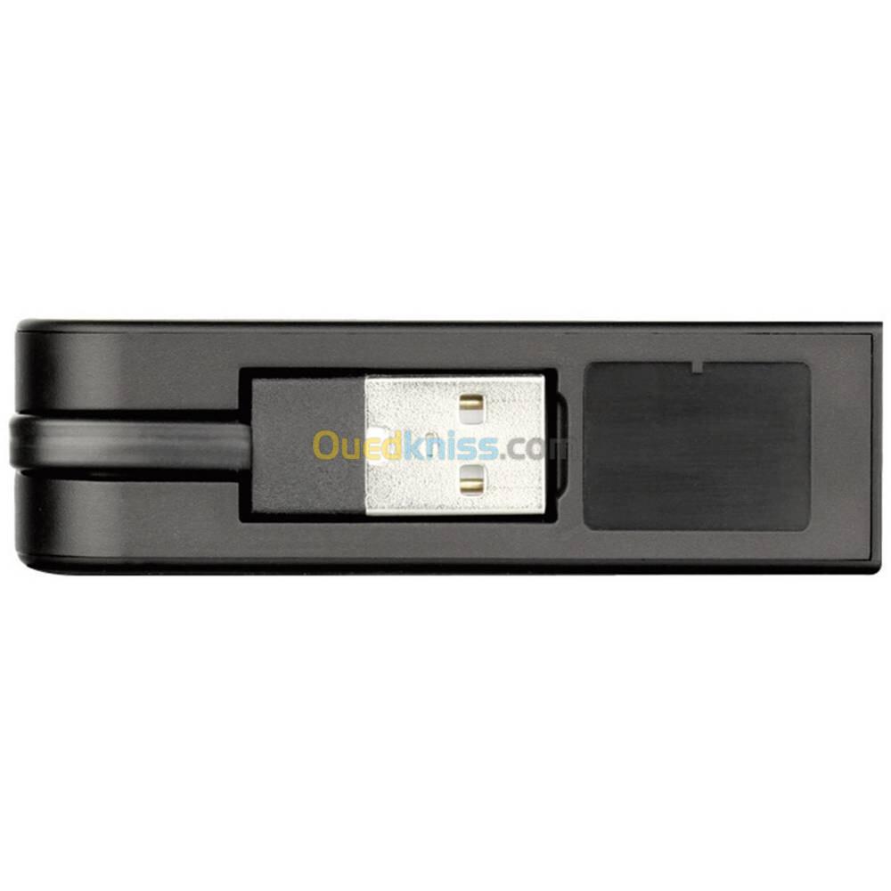 D-LINK DUB-E100 ADAPTATEUR RÉSEAU - USB 2.0 TO RJ45 - 480 MBIT/S - 100 MBPS - NOIR