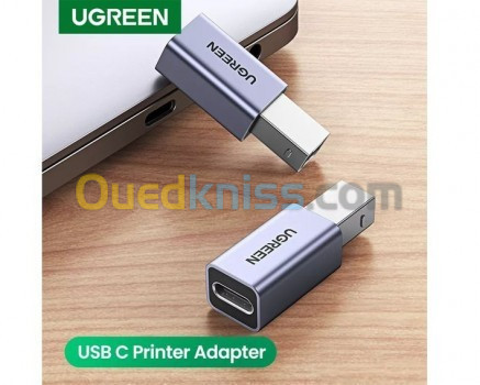 Ugreen USB 2.0 Printer Adapter USB C To USB