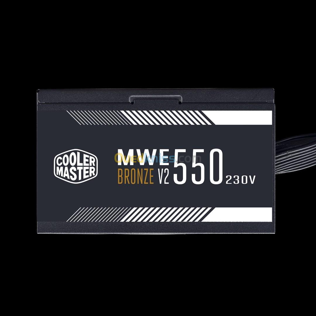 Alimentation Cooler Master MWE Bronze 550W V2 - ATX - 12V V2.52 - 80PLUS - Bronze