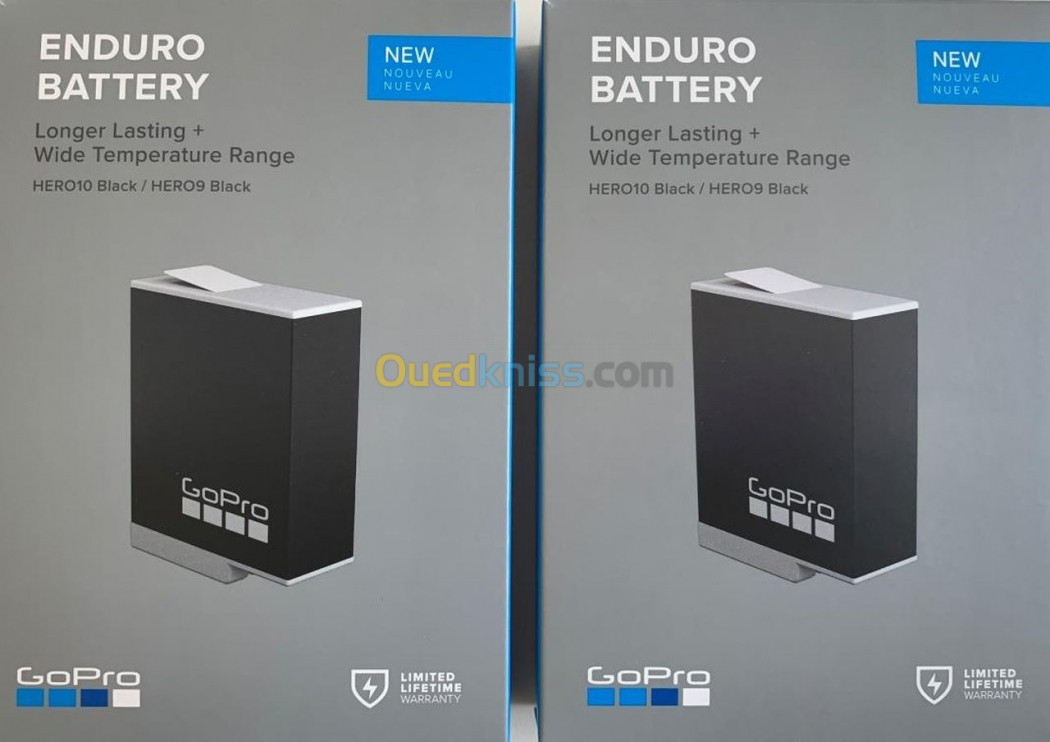 GoPro Kit De 2 Batterie Enduro Rechargeable Pour HERO10 - HERO9
