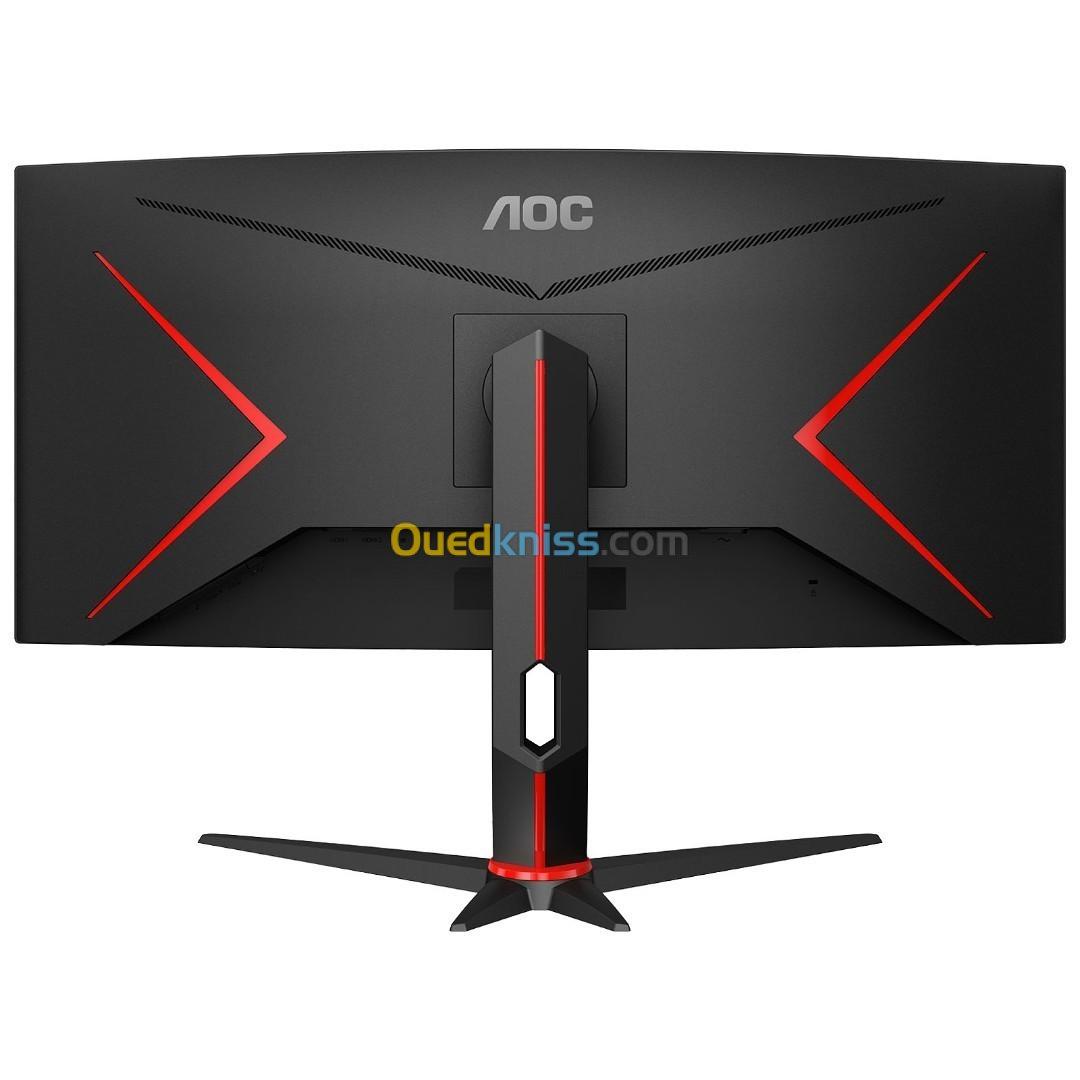 AOC 34 LED - CU34G2X -1 Ms - Dalle VA Incurvée - 144 Hz - HDMI- VGA - DisplayPort - USB 3.0