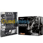 BIOSTAR B450M MOTHERBOARD - AM4 DDR4 3200 OC - AMD B450 - USB 3.2 - MICRO ATX - 2 MÉMOIRE SLOT 