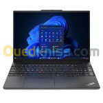 LENOVO THINKPAD E16 GEN 2 - CORE ULTRA 5 125U - 8GO - 512GO - 16" FHD+ - RÉTROÉCLAIRE - AZERTY - UHD