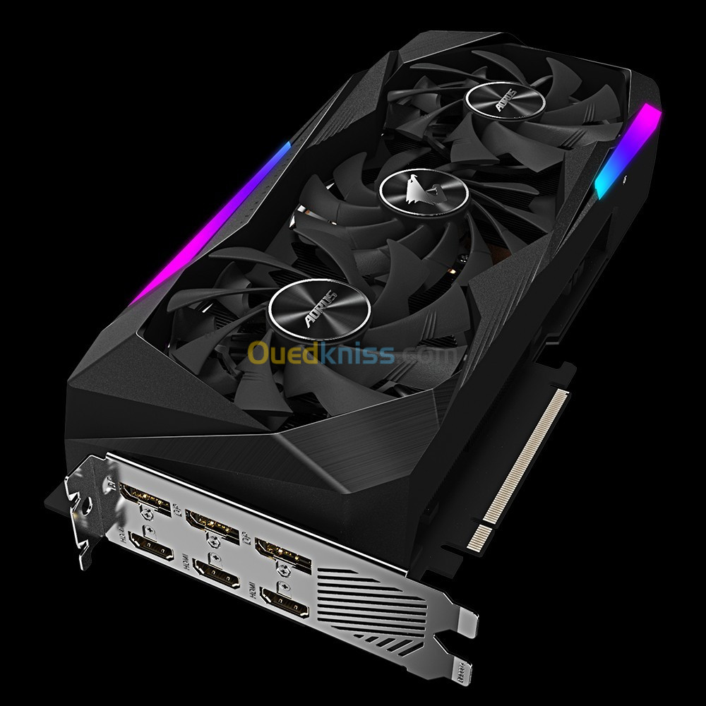 Gigabyte AORUS GeForce RTX 3070 MASTER 8G - LHR - GDDR6 - Tri HDMI/Tri DisplayPort - PCI Express