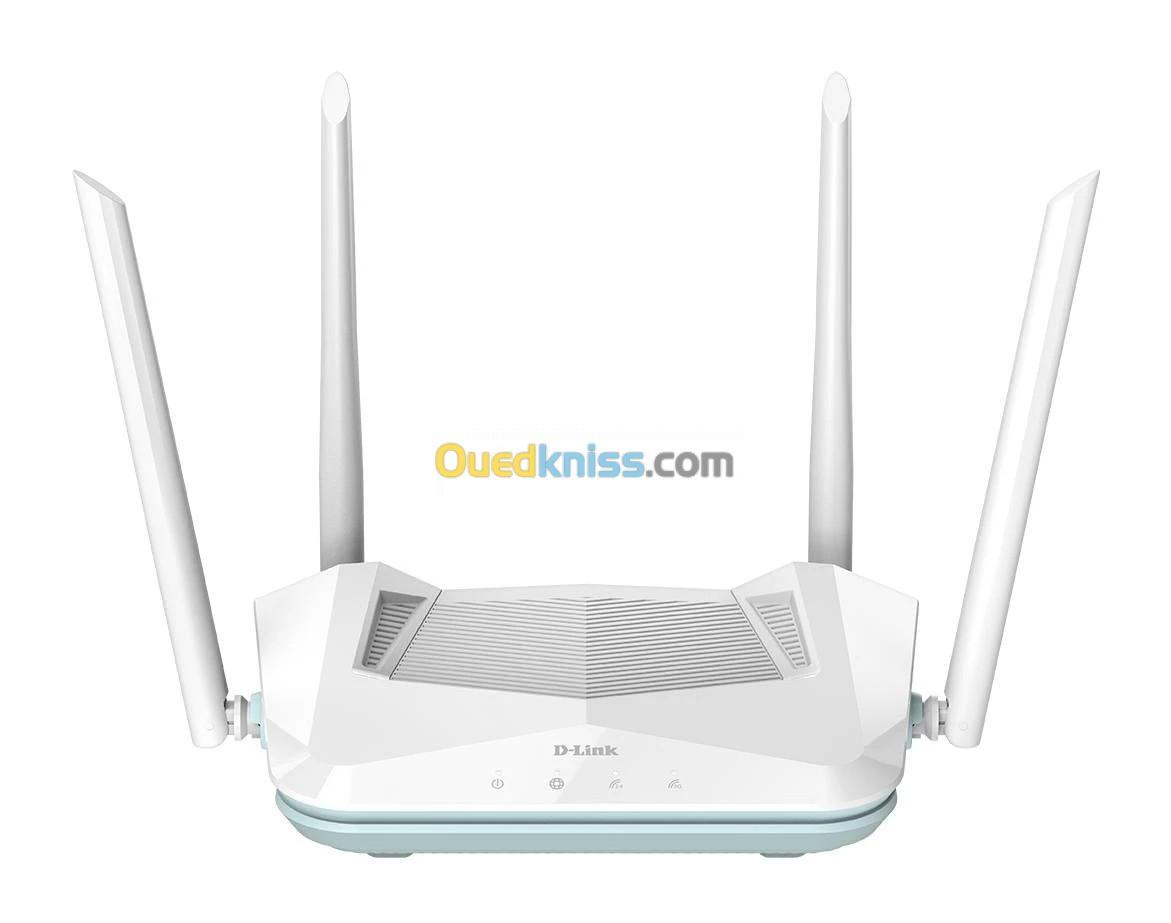 D-LINK EAGLE PRO AX1500 SMART ROUTER R15 - DUAL BAND - WI-FI 6 - AI 5GHZ - OFDMA - GOOGLE & ALEXA