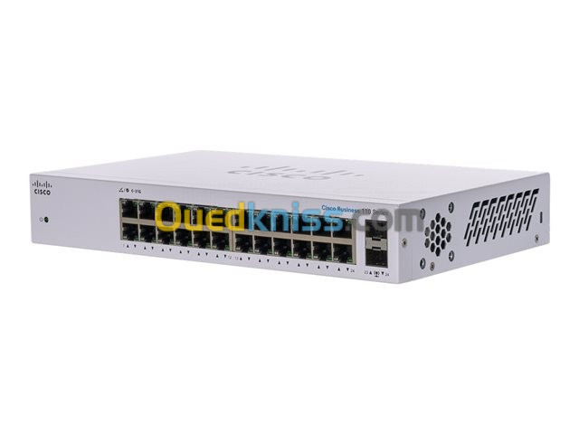 Cisco CBS110-24T Switch 22 Ports 10/100/1000 Mbps + 2 Ports Combo Ethernet Gigabit/SFP