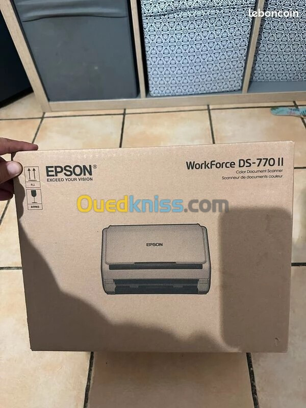 EPSON WORKFORCE DS-770II - SCANNER À DÉFILEMENT - RECTO-VERSO - 45 PPM - 100 PAGES - AUTO - USB 3.0