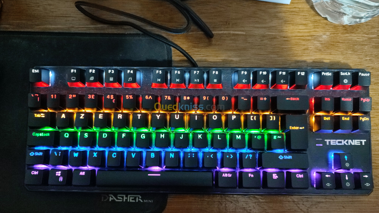 Clavier Gaming méchanique - BACKLIT rgb Tecknet