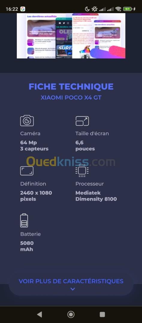 Xiaomi Poco x4 gt