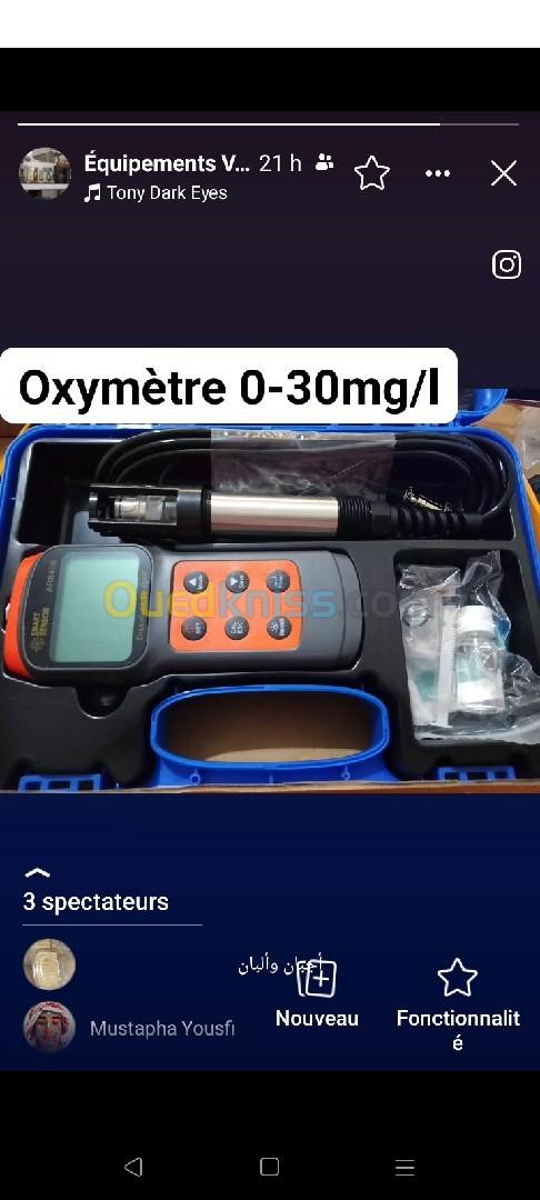 pHmètres, conductimètre, TDSmètre, oxymètre et multiparamètre 